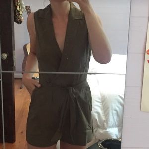 ASOS utility style linen romper